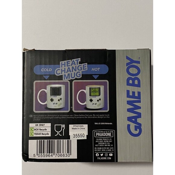 Paladone Nintendo Game Boy Heat Change Mug NEW in BOX Super Mario Retro 80s 90s - Picture 5 of 8